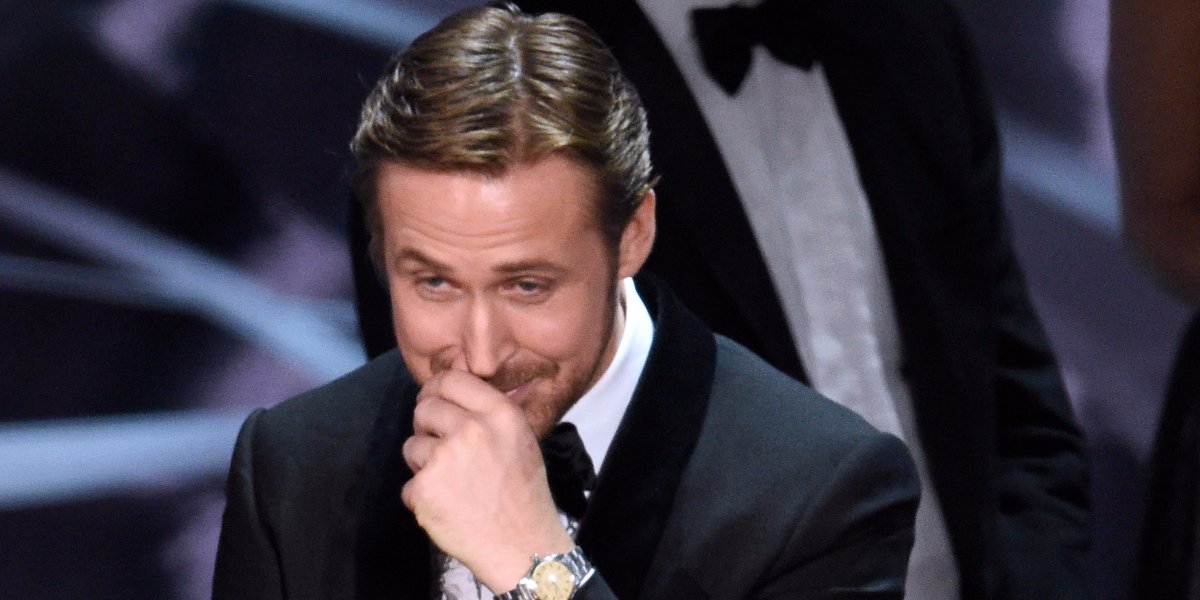 Ryan Gosling explica sua reação durante a gafe do Oscar